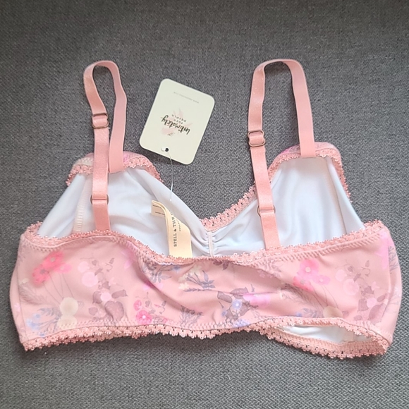 New spell designs wild bloom bralette bra blush S - Picture 15 of 16